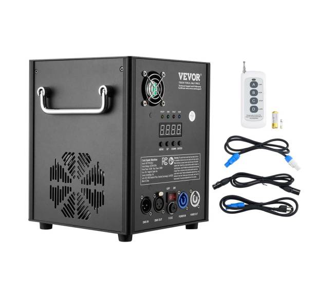 Šalto efekto fejerverkų mašina 500W 2-4M renginiams8