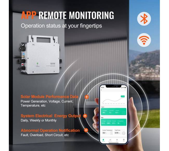 Saulės mikro keitiklis 600W atsparus vandeniui2