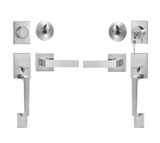 Dvigubų durų rankenų komplektas10