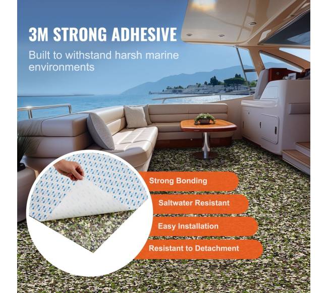 Grindų danga laivams iš EVA putos 240 x 90 cm2