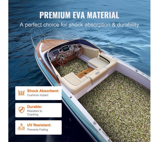 Grindų danga laivams iš EVA putos 240 x 90 cm3