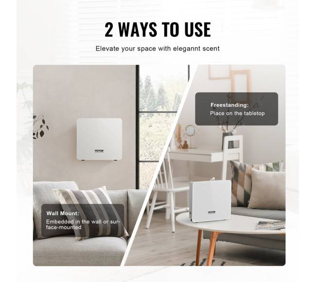 Kvapų difuzorius namams 480 ml, 230 m² be vandens5