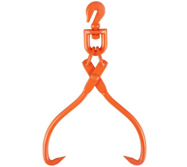 Rąstų vilkimo žnyplės 18 colių su 2 nagais0