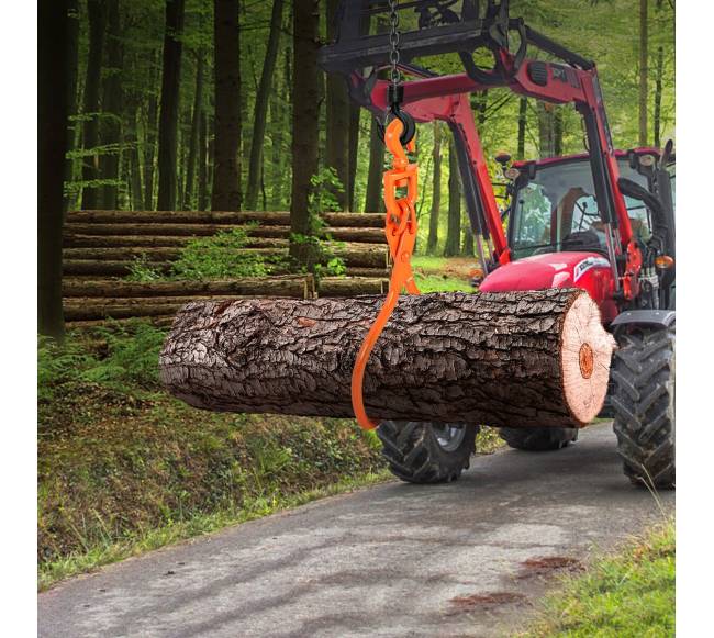 Rąstų vilkimo žnyplės 18 colių su 2 nagais7