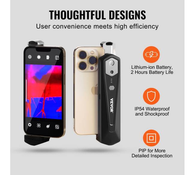 Termovizorinė kamera Android ir IOS su WiFi5