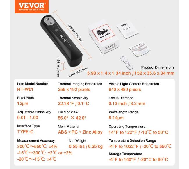 Termovizorinė kamera Android ir IOS su WiFi6