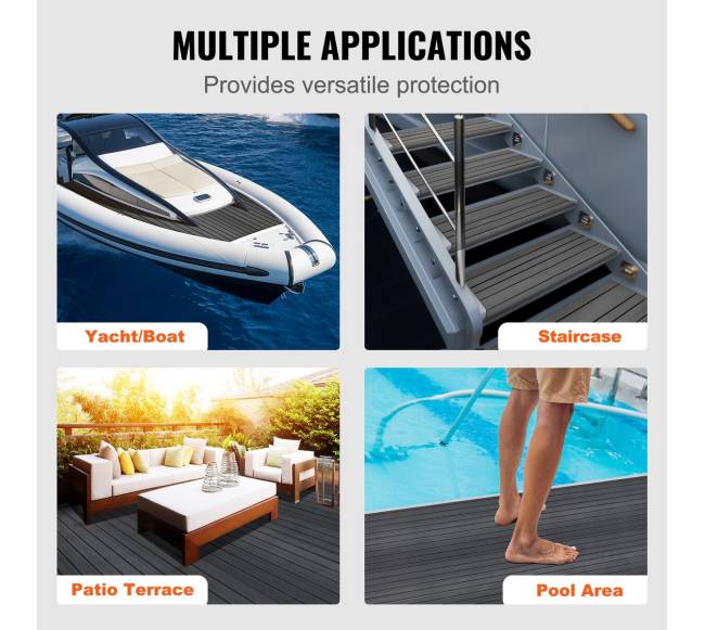 Valties grindys, neslystančios, 240 x 60 cm5