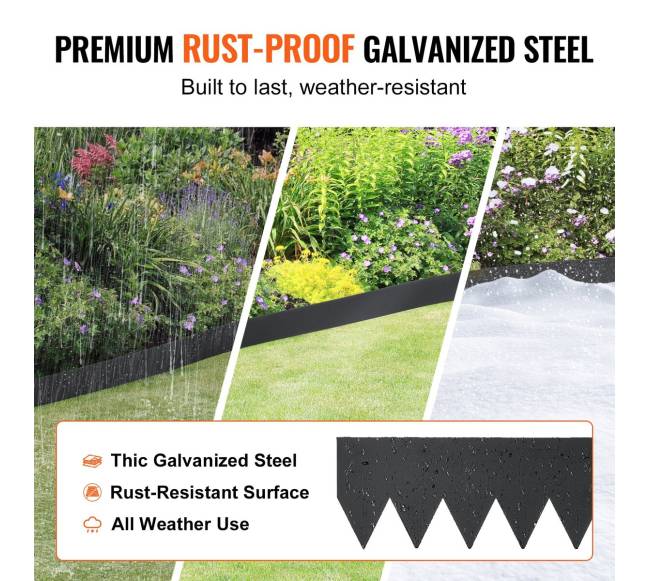 Lankstus plieninis sodo kraštas, 6 vnt.2