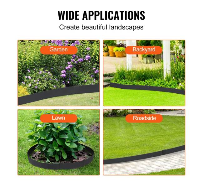 Lankstus plieninis sodo kraštas, 6 vnt.5