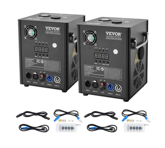 Šalčio kibirkščių ugnies mašina x2 500W8