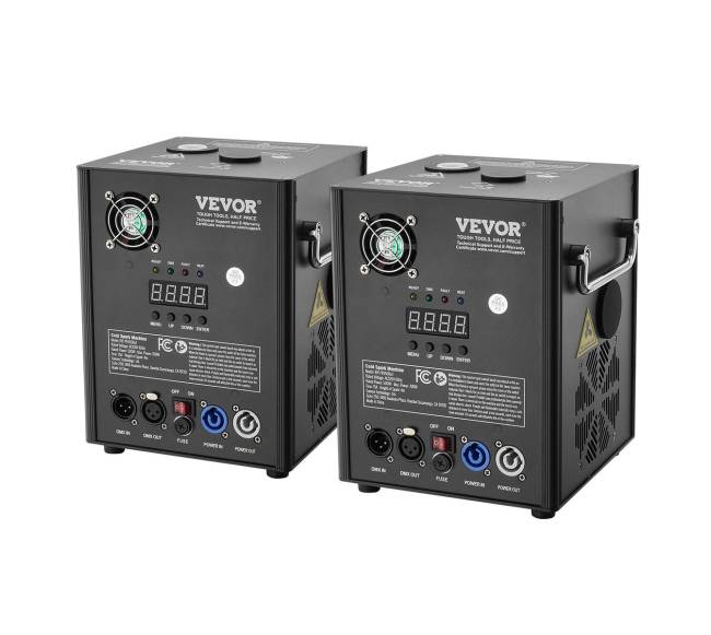 Šalčio kibirkščių ugnies mašina x2 500W10