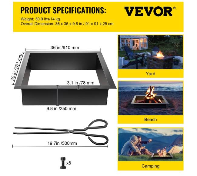 laužo žiedas 91 cm išorės skersmens6