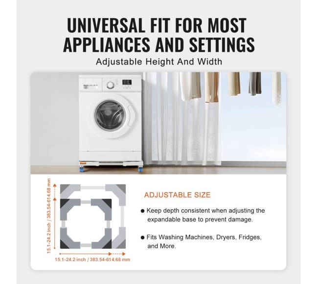 Universalus šaldytuvo ir skalbimo stovo pagrindas3