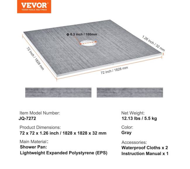 Dušo bortelių rinkinys, 1828x1828 mm6