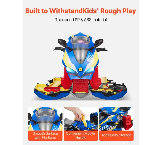 Vaikiška motociklo variklio dirbtuvė, 25 dalys5