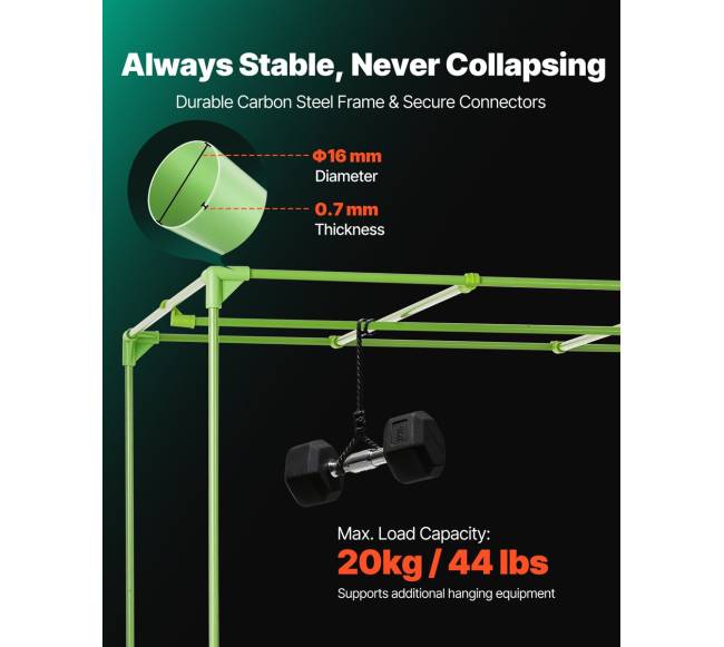 Patogus vidinis augimo palapinė4