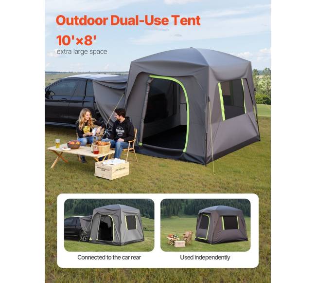 Lauko SUV palapinė su lietaus uždangalu1