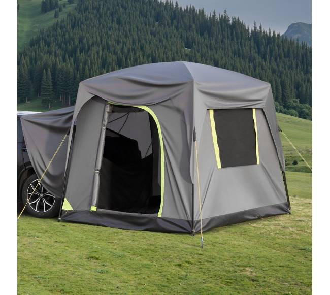Lauko SUV palapinė su lietaus uždangalu7
