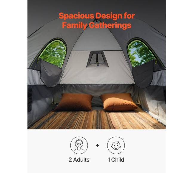 Vandeniui atspari sunkvežimio palapinė 5.5-6.0 ft, 2-3 asmenims1