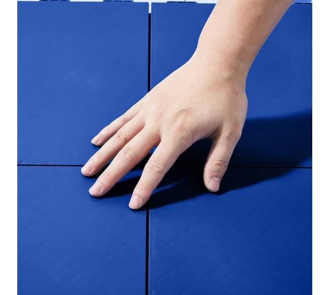 Sporto grindų plytelių rinkinys 8 vnt. mėlynos10