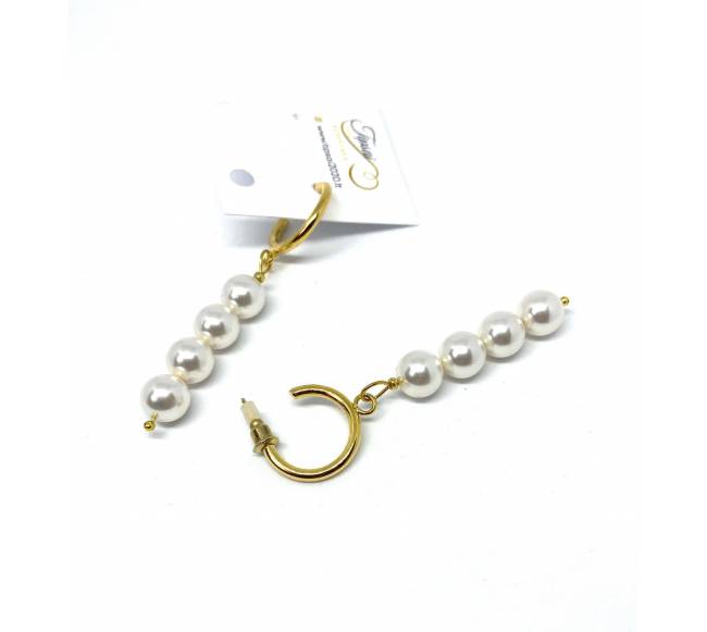 Swarovski perlų auskarai...