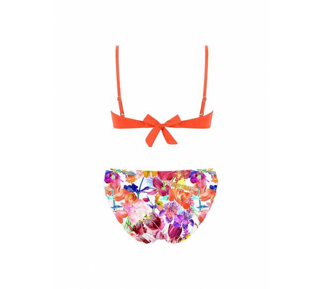 MrMiss Push-up bikini maudymosi kostiumėlis ORANGE SUMMER2