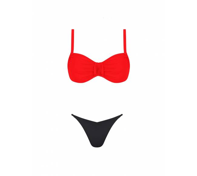 MrMiss Bikini maudymosi kostiumėlis RED LAND3