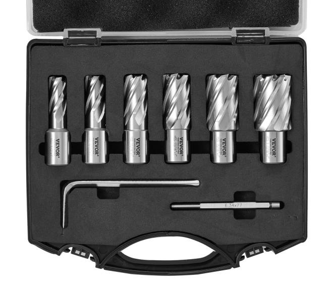 Žiedinių grąžtų rinkinys su dėklu0