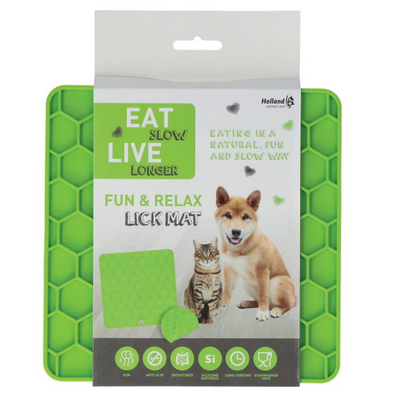 Laižymo kilimėlis šunims „Fun - Relax Lick Mat“, žalias0
